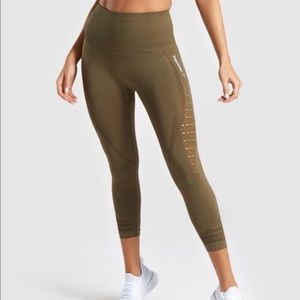 Gymshark Seamless Energy Set - Khaki